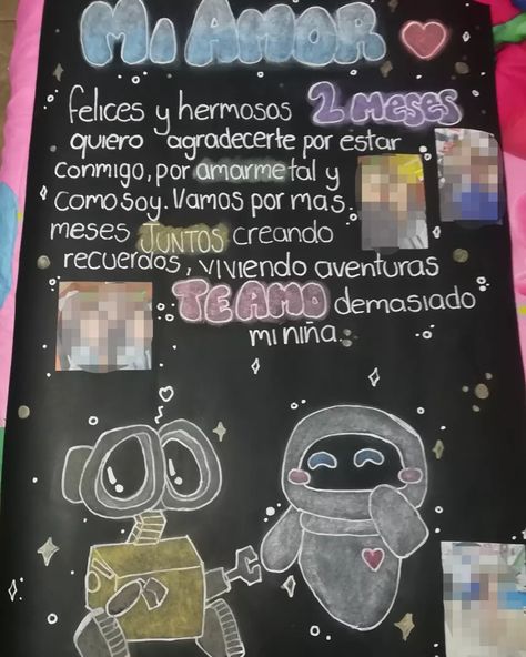 Cartel de amor Wall-e y Eva 💕 Wally Y Eva, Wall E Y Eva, Bd Gift, Walle Y Eva, Wall E, Pokemon, Wall, Gifts, Quick Saves