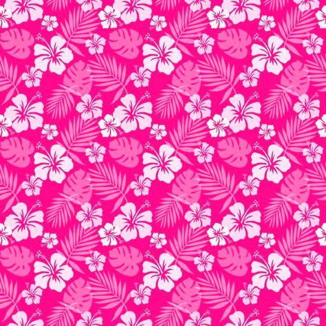 Coconut Girl Wallpaper, Hibiscus Flower Wallpaper Aesthetic, Summer Wallpaper Phone, Hibiscus Wallpaper, Summer Prints Wallpaper, Coconut Aesthetic, Beach Barbie, Hawaii Pattern, Summer Beach Wallpaper