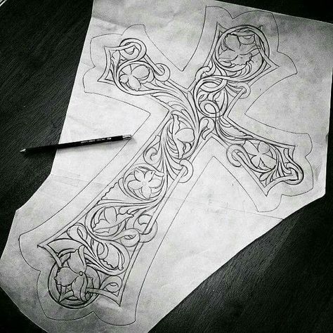 Tooled Leather Cross, Leather Wall Hanging, Cowboy Tattoos, Custom Leather Belts, Leather Working Patterns, Western Tattoos, Leather Tooling Patterns, Tooling Patterns, Leather Craft Patterns