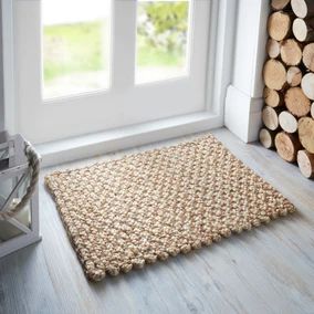 Stair Basket, Jute Doormat, Jute Design, Border Rugs, Indoor Door Mats, Indoor Doors, Boot Room, Front Door Mats, White Cloth