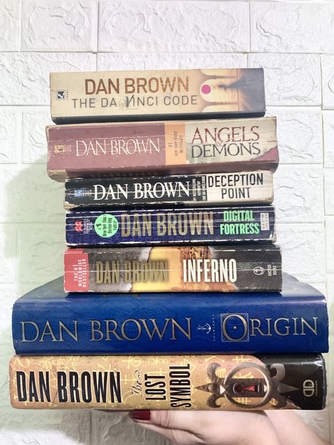 Dan Brown Aesthetic, Brown Book Aesthetic, Brown Books Aesthetic, Brown Book Cover Design, Dan Brown Books Aesthetic, Brown Aesthetic Books, Dan Brown Quotes, Dan Brown Books, Robert Langdon