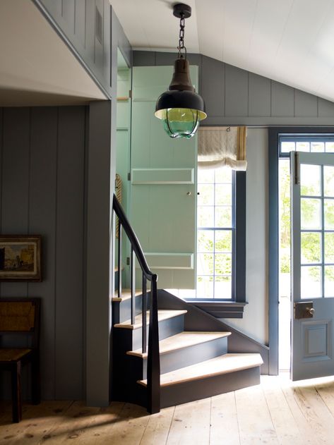 "A breakfast  area off the kitchen is the perfect place for coffee and the paper first thing  in the morning. The Dutch doors bring the outdoors inside and a private stair  to the Master Bedroom provides an ultimate convenience." Architecture Philosophy, Interior Dutch Door, Steven Gambrel, Dutch Doors, Bring The Outdoors Inside, First Thing In The Morning, Dutch Door, Outdoors Inside, Extension Ideas