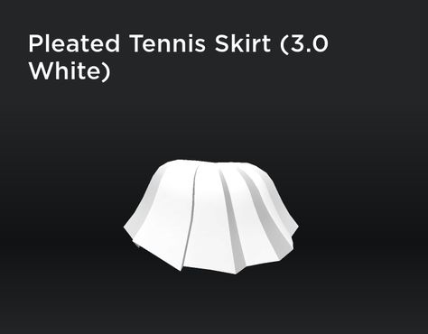 Tennis Roblox Code, Roblox Tennis Skirt Code, Roblox 3d Clothes Codes, Skirt Codes For Bloxburg, Roblox Layered Skirt Codes, Roblox Tennis Outfit Code, White Skirt Code Berry Ave, Berry Avenue Codes Clothes Skirt, Skirt Codes For Berry Ave