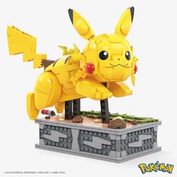 Pocket Monsters - Pikachu - Automaton - Mega Construx - Mega Construx Motion Pokémon - Mega Construx Pokémon - Motion (Mattel, Mega Brands Inc.) Lego Pokemon, Pikachu Pikachu, Mega Pokemon, Mega Bloks, Toy Brand, Lego Friends, Block Toys, Construction Toys, Pocket Monsters