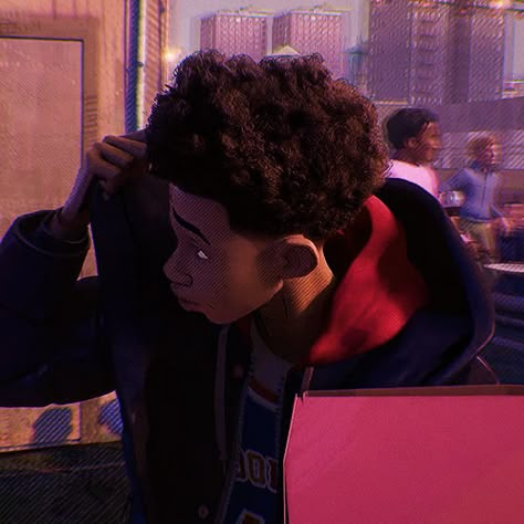 Spider Man Pfp Miles, Miles Pfp, Miles Morales Pfp Across The Spiderverse, Miles Morales Icon Funny, Miles Morales Itsv Pfp, Miles Morales Pfp, Miles Morales Silly, Silly Miles Morales, Miles Spiderman