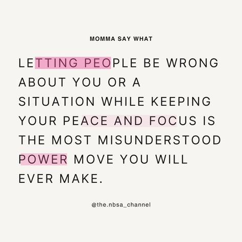 Yo Momma Say Don't Let the Ugly in others kill the Beauty in you. They don't need to know the work it takes to be you. Not everyone deserves access to you. Setting boundaries only reminds people how to engage with you to keep things peaceful. You feel what Yo Momma Say! The only BS you need right now are cute bags and shoes! Focus on your growth and well-being. Set boundaries to keep those who are not FOR you AWAY from your peace. People must respect your boundaries, even if they don’t like... Not Everyone Needs Access To You, Don’t Let Others Affect You, Don’t Talk Bad About Others, What People Don’t Know They Can’t Ruin, When People Dont Respect Your Boundaries, Respect Your Boundaries, Don’t Respond To Negativity, Yo Momma, Set Boundaries