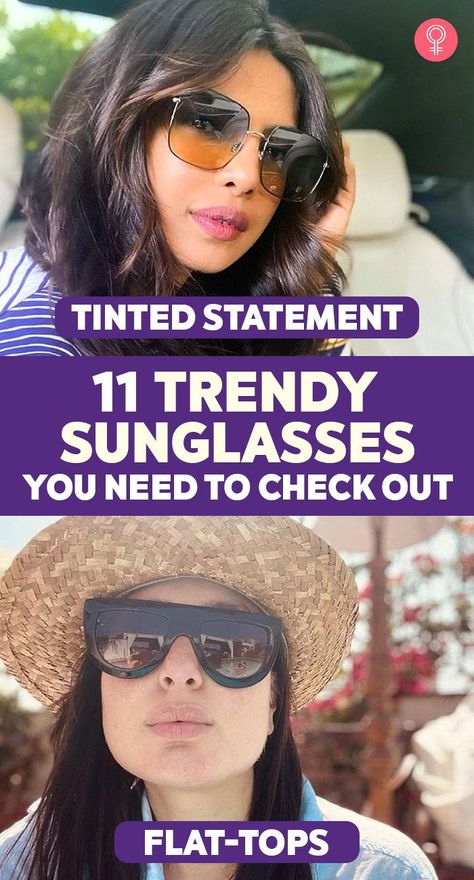 11 Trendy Sunglasses You Need To Check Out: do you acknowledge the fact that sunglasses can make or wreck your entire outfit? If you don’t, we suggest you check out some of these trendy sunglasses and how celebrities use them to up their glamor quotient. #sunglasses #fashion #tips #tricks #celebrities Celebrity Sunglasses Women, Must Have Sunglasses Women, Woman’s Sunglasses, Trendy Sunglasses For Women 2024, 2024 Sunglasses Trend Women, Trendy Sunglasses 2024, Sunglasses 2024 Trends Women, Women’s Sunglasses, Trending Sunglasses For Women