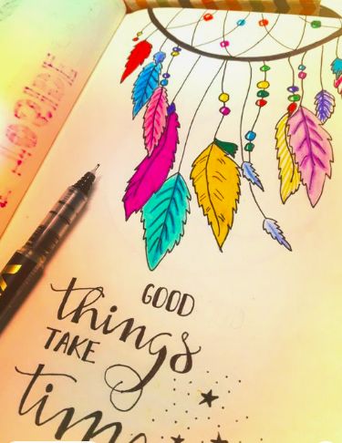 Positive Doodles Inspiration, Journal Titles, Positivity Tattoo, Dreamcatcher Drawing, Academic Activities, Wrist Tattoo Ideas, Wrist Tattoo Designs, Remembrance Tattoos, Doodle Quotes