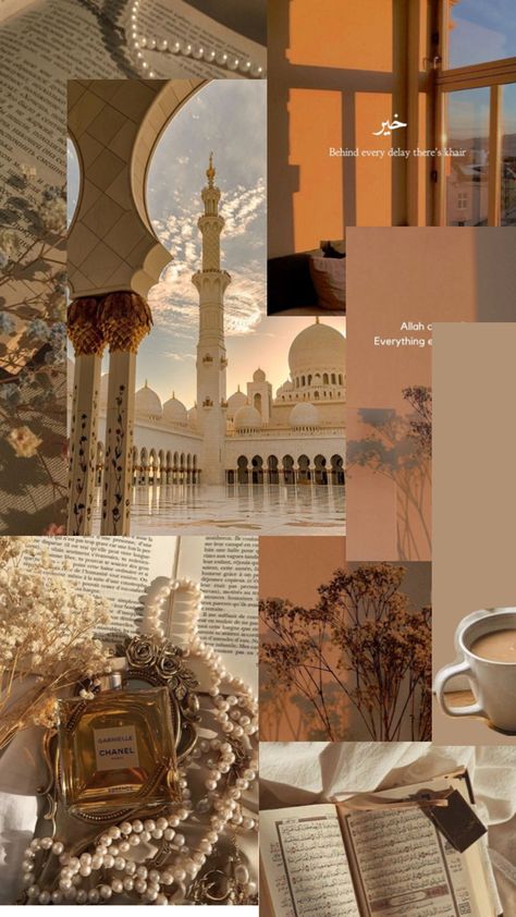 Good Life Islamic Asthetic Photos, Aesthetic Wallpaper Islamic, Islamic Collage, Wallpaper Islamic, Girly Wallpaper, Al Qur'an Aesthetic, Islamic Wallpaper Iphone, Iphone Wallpaper Classy, Pretty Wallpapers Tumblr