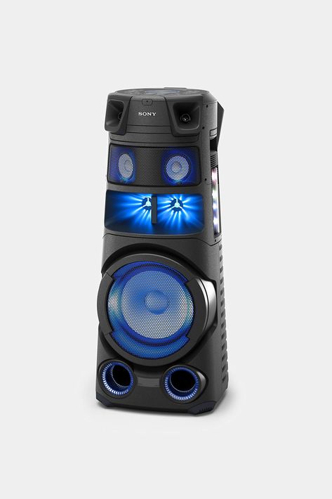 Sony MHC-V83D High Power Bluetooth® Party Speaker with omnidirectional party sound and lights : Amazon.co.uk: Electronics & Photo Sony Speakers, Mobile Ideas, Allu Arjun Images, Horn Speakers, Party Speakers, Music Speakers, Sound Stage, Party Music, Allu Arjun