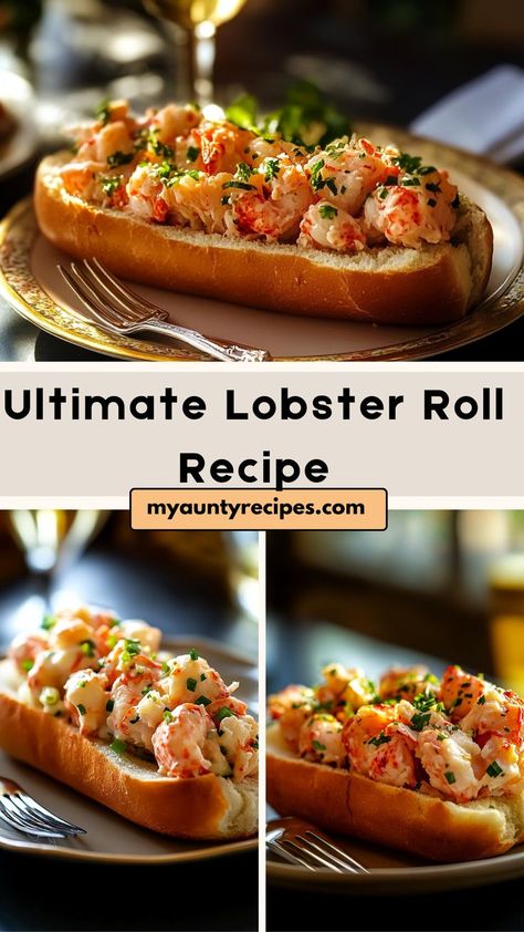 Indulge in our Classic Lobster Roll Made Easy! Featuring fresh lobster meat tossed in a creamy dressing and served in a buttery roll, this recipe captures the essence of coastal cuisine. Perfect for summer BBQs or seafood feasts, it’s a delightful way to enjoy seafood without all the fuss. Add your favorite toppings for a personal touch, and enjoy this delicious seafood classic! Cooked Lobster Meat Recipes, Lobster Meat Recipes, Lobster Recipes Easy, Lobster Roll Recipe, Lobster Roll Recipes, Fish Cooking, Buttery Rolls, Frozen Lobster, Lobster Dishes