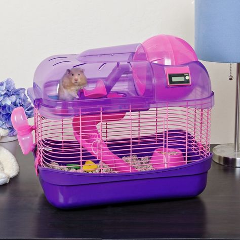 Bin Cage, Cool Hamster Cages, Large Hamster Cages, Hamster Stuff, Fun Gadgets, Hamster Habitat, Spin City, Hamster Care, Baby Hamster