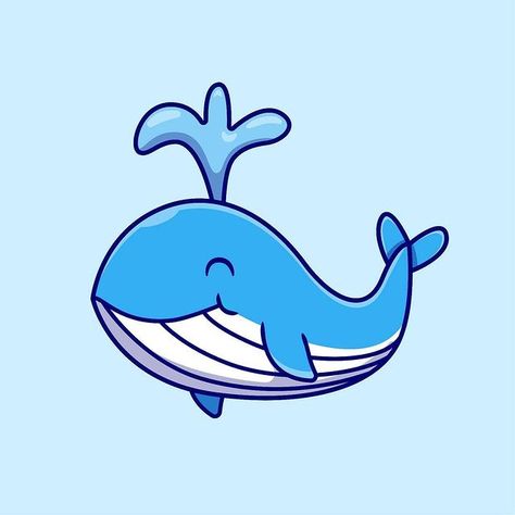 catalyst (@catalystvibes) • Instagram photos and videos Blue Cute Character, Whale Cartoon Drawing, Whale Watercolor Illustration, Blue Whale Drawing, Whale Icon, Whale Cartoon, Nature Character, Big Blue Whale, Fish Cartoon