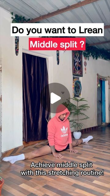 Split Tutorial, Yoga To Increase Flexibility, Middle Splits Stretches, Splits Stretches, Middle Splits, Yoga Handstand, How To Do Splits, Yoga Guide, Increase Flexibility