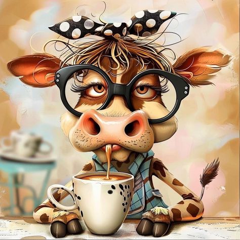 Funny Hello Pictures, Donkey Images, Animal Paintings Acrylic, Good Morning Funny Pictures, Cute Good Morning Images, Cow Pictures, Animal Portraits Art, Image Chat, Snoopy Pictures