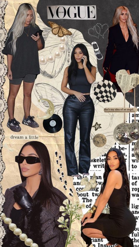 Kim Kardashian Mood Board, Kim Kardashian Wallpaper Iphone, Kim Kardashian Wallpaper Aesthetic, Kim Kardashian Aesthetic Icon, Kardashian Jenner Aesthetic, Kardashian Aesthetic Wallpaper, Kim Kardashian Collage, The Kardashians Aesthetic, Kim K Aesthetic