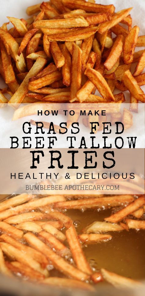 Beef tallow fries recipe #grassfedbeef #fries #tallow Tallow French Fries, Beef Tallow Fries, Beef Tallow Uses Cooking, Recipes Using Beef Tallow, Cooking With Tallow, Ancestral Eating Recipes, Cooking With Beef Tallow, Beef Tallow Uses, Wise Traditions Recipes