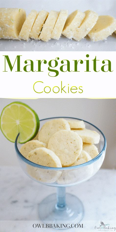 Margarita Cookie Recipe, Summer Cookie Recipes Easy, Shortbread Flavors, Margarita Desserts, Margarita Dessert Recipes, Key Lime Shortbread, Tastemade Dessert, Margarita Dessert, Margarita Cookies