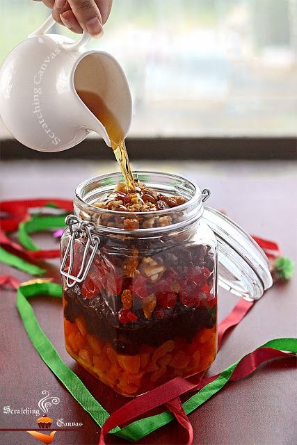 Brandy Soaked Fruit, Soaking Fruit For Christmas Cake, Brandy Soaked Fruit Cake, Brandied Fruit, Dried Fruit Cake, Christmas Fruits, Gluten Free Fruit Cake, Fruit Cake Recipe Christmas, Offset Spatula