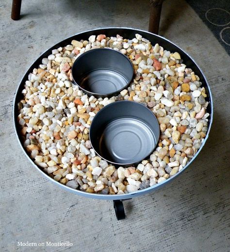 Upcycled Fire Pit, Cleaning Cast Iron Pans, Mini Fire Pit, Tabletop Fire Bowl, Diy Wood Stove, Mini Grill, Candle Fire, Energy Bites Recipes, Small Spa