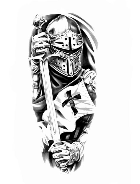 Knight Tattoo Design, Templar Knight Tattoo, Sparta Tattoo, Spartan 300, Darkside Tattoo, Gladiator Tattoo, Dove Tattoo Design, Zeus Tattoo, Spartan Tattoo