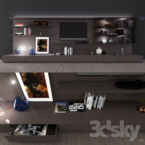 Zona Living, Unit Design, Tv Unit Design, Tv Unit, In 3d, Nursery, The Unit, Exterior, Models