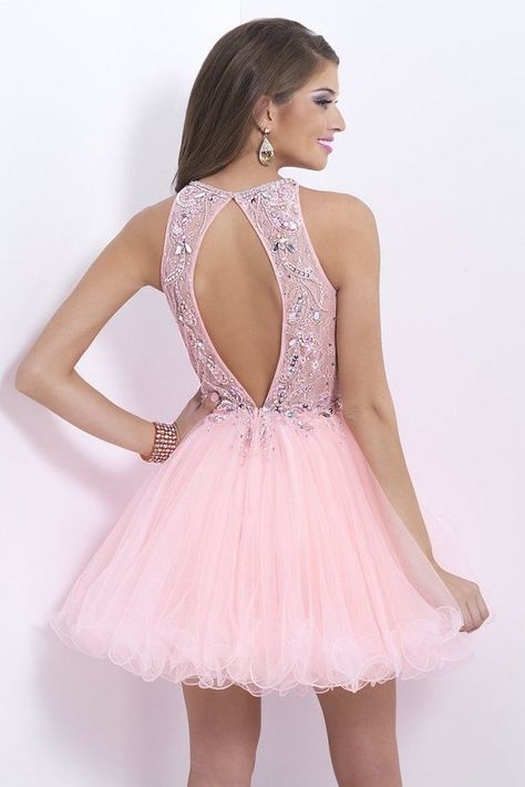 rgsn Light Pink Homecoming Dresses, Handmade Applique, Bead Belt, Grad Dresses Short, Grad Dresses Long, Mini Prom Dresses, Train Wedding, Pink Homecoming, Michael Costello