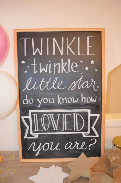 Amelia's Twinkle Twinkle Little Star Baby Shower | CatchMyParty.com pink gold silver aqua blue glitter Baby Shower Quotes, Shower Quotes, Star Baby Shower Theme, Fiesta Shower, Twinkle Twinkle Baby Shower, Boy Baby Shower Ideas, Moon Baby Shower, Cool Baby, Fiesta Baby Shower