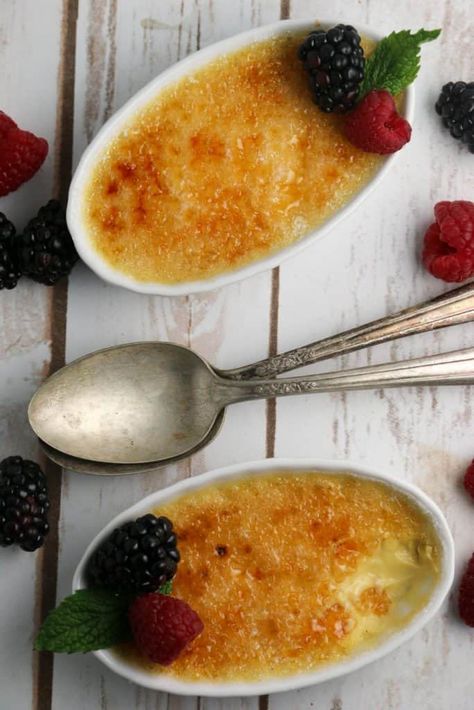 Desserts For Two, Recipe For 1, Small Batch Baking, Creme Brulee Recipe, Brulee Recipe, The Best Dessert, Single Serving Recipes, Dessert For Two, Mug Recipes