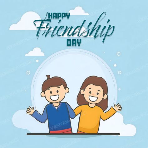 Friendship Day background with two happy best friends Friendship Day Background, Happy Best Friends, Friendship Day Wallpaper, Friendship Day Greetings, Vibrant Background, Poster Images, International Friendship Day, Creative Branding Design, Warriors Wallpaper