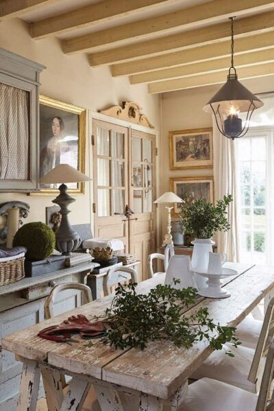 Interior Design Country, French Country Style Kitchen, Diy French Country Decor, French Country Interior, French Country Decorating Kitchen, French Country Dining Room, Country Interior Design, Modern French Country, Country Kitchen Designs