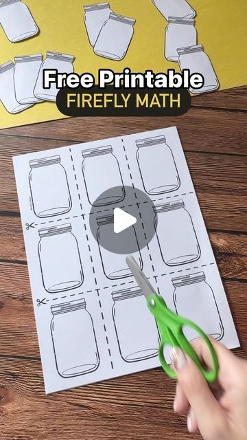 Sharing Maths Activities, Subtraction Activities For Kindergarten, Flashlight Craft, Simple Subtraction, Homeschooling Elementary, Fireflies Craft, Nature Camp, Number Crafts, Subtraction Kindergarten