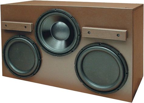 The Allen SR-1 Seismic Radiator™ Sub-Woofer utilizes a custom-designed 15" high-mass, super-low-frequency, double-magnet active driver. This driver, in conjunction with four passive radiators, extends performance to 14.8 Hz with only 3 dB attenuation. Opposing radiators increase system stability and facilitate high output of these super-low frequencies. Passive Radiator, Speaker Cabinet, Boom Box, Low Frequency, Loudspeaker, Box Design, Audio Video, Speaker, Audio