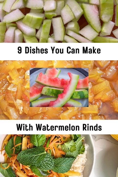 9 Delicious Ways to Eat Watermelon Rinds Watermelon Dinner Recipes, Watermelon Rind Preserves, Watermelon Rind Recipes, Homemade Cider, Pickled Watermelon Rind, Preserved Food, Grape Jam, Frozen Watermelon, Fermented Cabbage