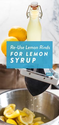 Lemon Syrup Recipe, Lemon Syrup, Lemon Water Benefits, Homemade Syrup, Pancake Stack, Fruity Desserts, Lemon Rind, No Cooking, Lemon Oil