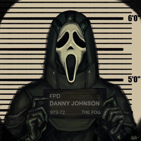 Danny Johnson, Frank Morrison, Ghostface Scream, Scary Movie Characters, Horror Villains, 80s Horror, Horror Movie Icons, Scream Movie, Horror Movie Art