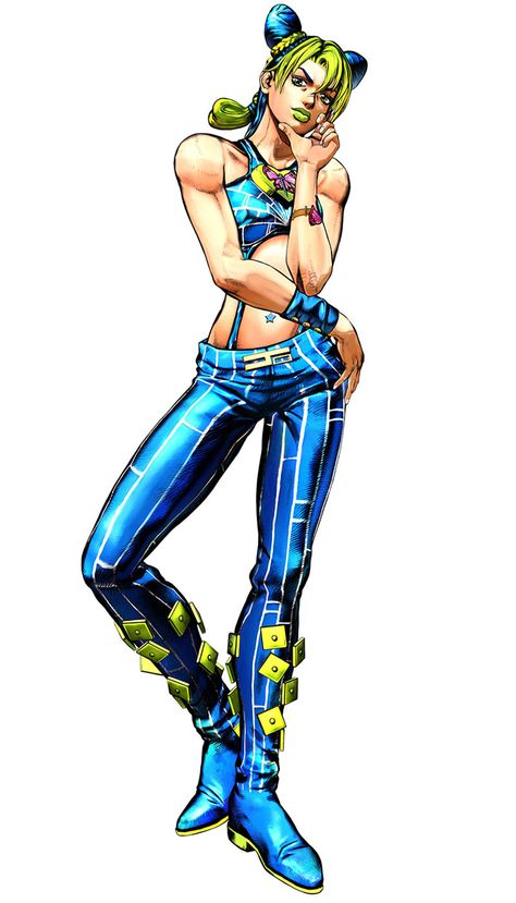 Jolyne Cujoh from JoJo's Bizarre Adventure: All Star Battle #illustration #artwork #gaming #videogames #characterdesign Gakuen Handsome, Jojo Bizarro, Jolyne Kujo, Jojo Stands, Jolyne Cujoh, Jojo Jojo, Yoshikage Kira, Jonathan Joestar, Joseph Joestar