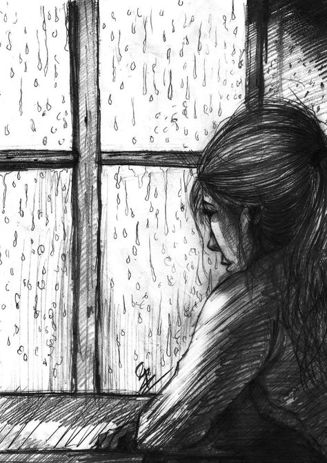 Rainy Season Clothes, Rainy Day Sketch, Rainy Day Images, Rain Background, Rainy Day Drawing, Room Sketch, Rainy Day Fashion, Drawing Ideas Easy, Background Drawing