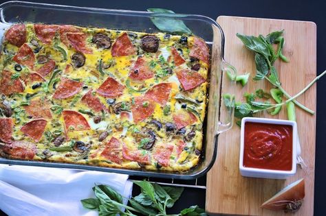 Just Jessie B: Pizza Frittata | PALEO, Whole30 Paleo Frittata, Pizza Frittata, I Like Pizza, Oregano Salt, Whole30 Breakfast, Baked Pizza, Paleo Pizza, Egg Bake, Whole 30 Breakfast