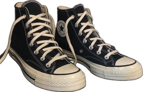 Black Chuck 70, 80s Converse, Shoe Png, Chuck 70 Vintage Canvas, Chuck 70 Converse, Canvas Converse, 70s Shoes, Shoes Png, Black Chucks