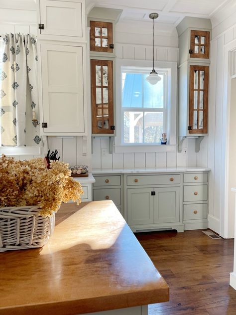 New Old House Kitchen Refresh - Thorn Cove Abode Kitchen With Character, Old House Kitchen, Victorian Kitchen Remodel, Carriage House Kitchen, Small Cottage Interiors, New Old House, Inset Cabinetry, Inset Cabinets, Kitchen Addition