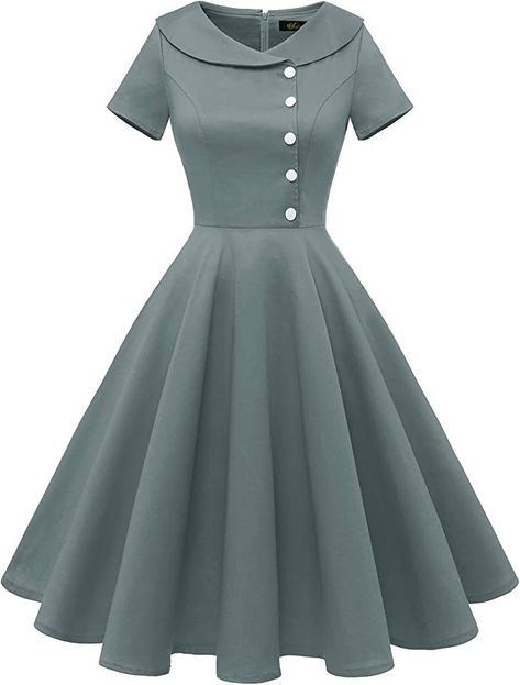 Wedtrend Women's 1950s Vintage Audrey Hepburn Style Cocktail Swing Dresses 1950s Cocktail Party, Audrey Hepburn Style Dresses, Vintage Audrey Hepburn, Audrey Hepburn Dress, Hepburn Dress, Party Dress For Women, Space Dress, Teacher Dresses, Audrey Hepburn Style