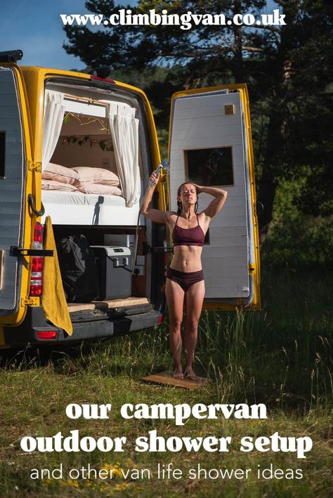 Camper Van Shower, Instant Water Heater, Camping Water, Campervan Life, Campervan Interior, Camper Van Conversion, Campervan Conversions, Tankless Water Heater, Tiny House On Wheels