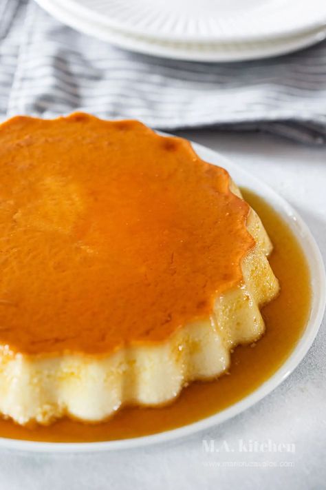 Flan Evaporated Milk, Flan Pictures, Authentic Mexican Flan Recipe, Mexican Deserts Authentic, Authentic Spanish Flan Recipe, Flan Recipe Mexican, Homemade Flan Recipe, Traditional Flan Recipe, Mexican Flan Recipe