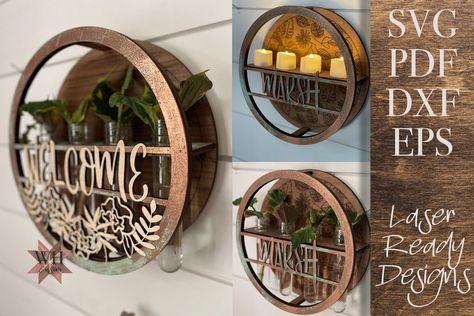 Plant Propagation Wall, Propagation Wall Hanging, Propagation Wall, Lézervágott Fa, Laser Cut Wood Jewelry, Wood Laser Ideas, Diy Laser Cut, Laser Cut Wood Crafts, Hanging Display