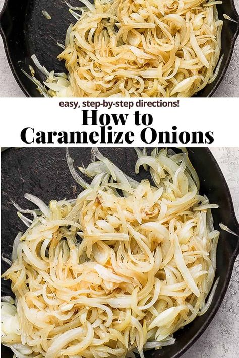 Carmelized Onions And Spinach, How To Carmelita Onions, How To Carmalize Onions, Caramalized Onions, Prime Rib Sandwich, Leftover Prime Rib, Rib Sandwich, Types Of Onions, Cooking Onions