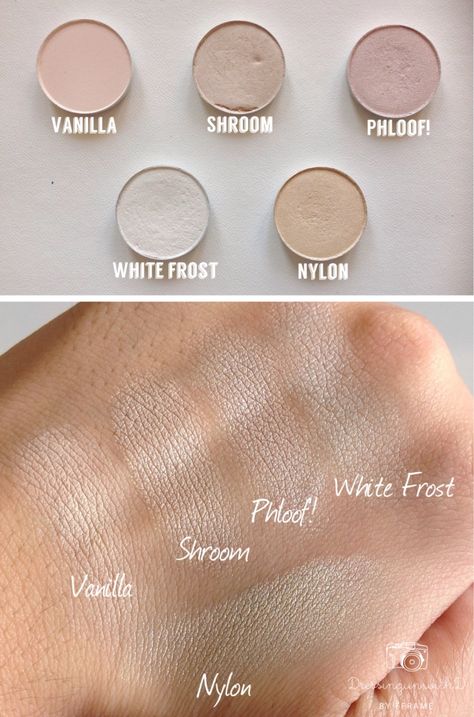 Mac Eyeshadow Swatches, Mac Single Eyeshadow, Mac Cosmetics Eyeshadow, Makeup Over 50, Minimalist Makeup, Eyeshadow Collection, About Makeup, Single Eyeshadow, Mac Eyeshadow