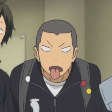 Tanaka Haikyuu, Tanaka Ryuunosuke, Haikyuu Icons, Nishinoya Yuu, Haikyuu Meme, Tsukishima Kei, Reaction Memes, Haikyuu Funny, Low Quality