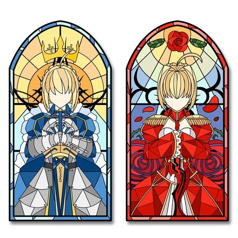 Genshin Stained Glass Art, Stainglass Drawing, Anime Stained Glass Art, Stained Glass Drawing, Catholic Church Stained Glass, Stain Glass Window Art, Window Drawing, A Level Art Sketchbook, Bg Design