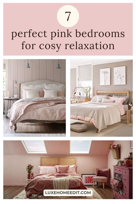 Cozy and stylish pink bedroom ideas with soft furnishings, natural lighting, and modern decor, perfect for bedroom inspiration and creating the ultimate pink retreat Pink Adult Bedroom, Pink Bedroom Ideas, Love Soft, Adult Bedroom, Pink Bedrooms, Stylish Bedroom, Bedroom Design Ideas, Pink Bedroom, Perfect Pink